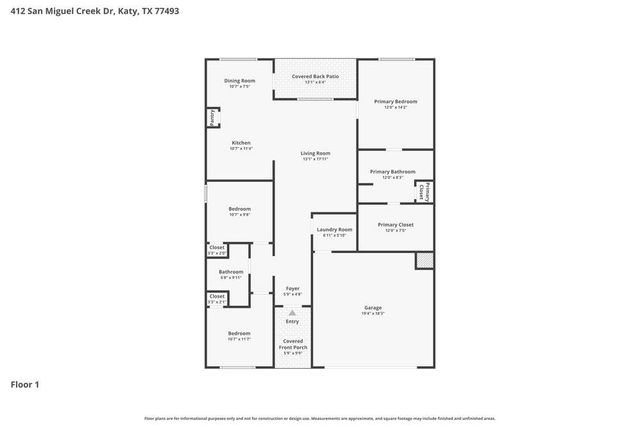 412 San Miguel Creek Drive, Katy, TX 77493