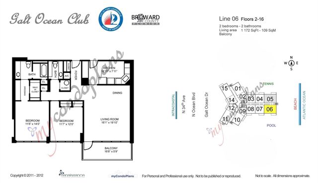 3800 Galt Ocean Dr 1106, Fort Lauderdale, FL 33308