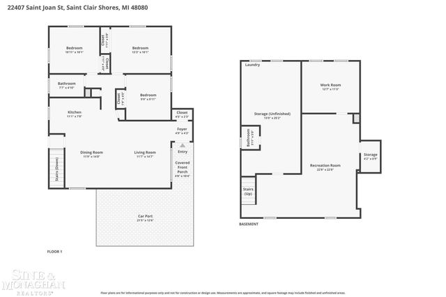 22407 Saint Joan Street, Saint Clair Shores, MI 48080