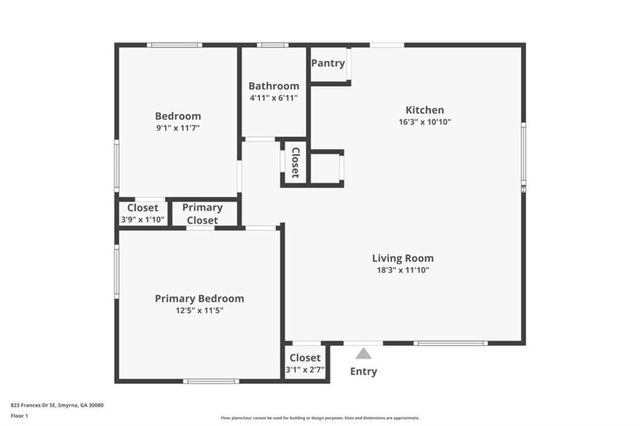 823 Frances Drive, Smyrna, GA 30080