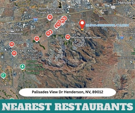 0 Palisades View Drive, Henderson, NV 89012