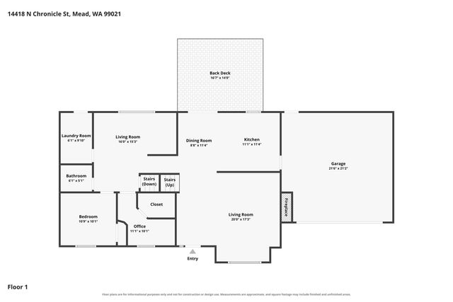14418 N Chronicle St, Mead, WA 99021
