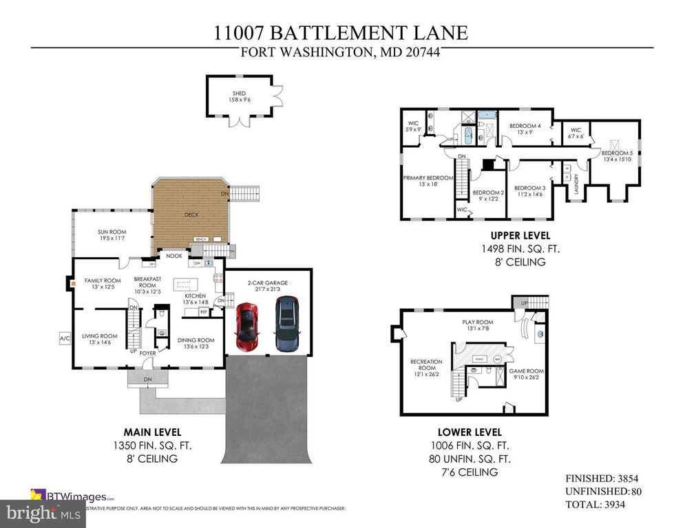 11007 BATTLEMENT LN, Fort Washington, MD 20744