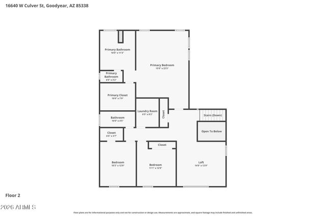 16640 W CULVER Street, Goodyear, AZ 85338