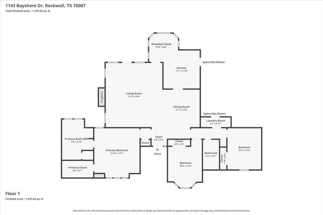 1143 Bayshore Drive, Rockwall, TX 75087