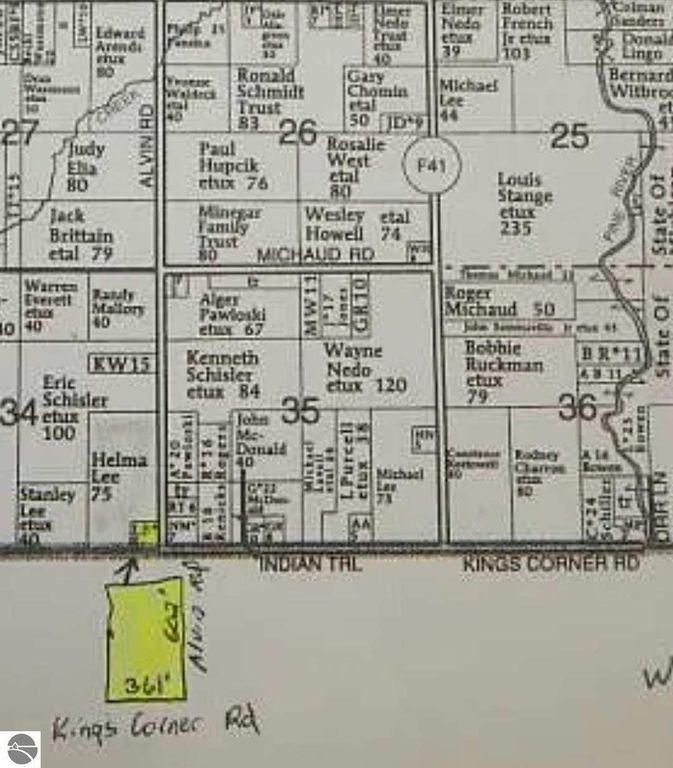 Image 2 of property listing at Kings Corner Road, Mikado, MI 48745