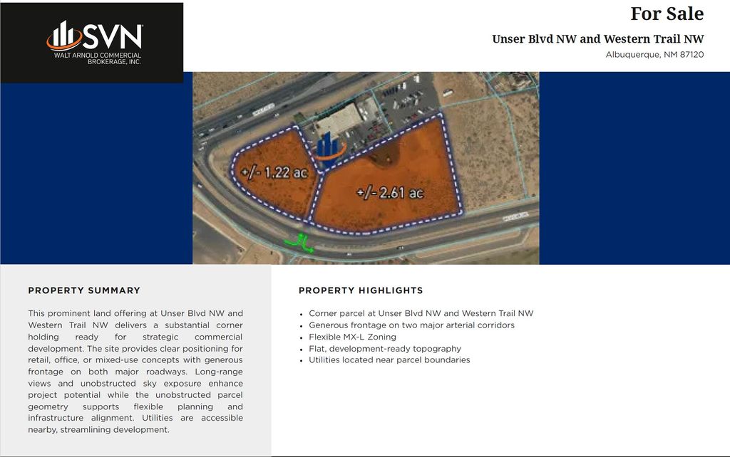 NEC Unser & Western Trail NW, Albuquerque, NM 87120