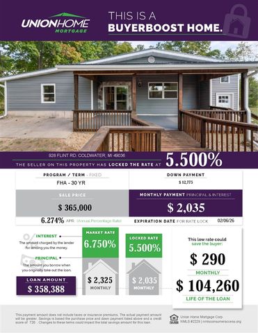 928 Flint Road, Coldwater, MI 49036