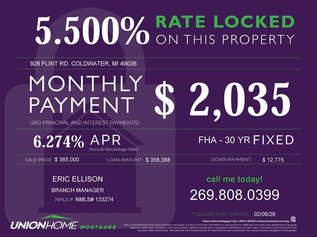 928 Flint Road, Coldwater, MI 49036