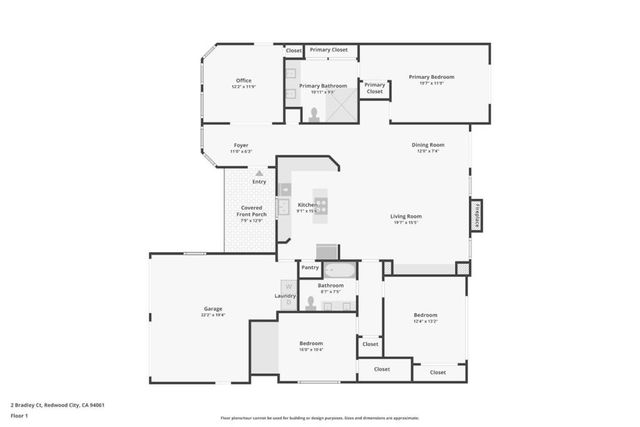 2 Bradley Court, Redwood City, CA 94061