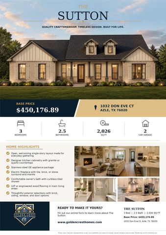 1032 Don Eve Court, Azle, TX 76020