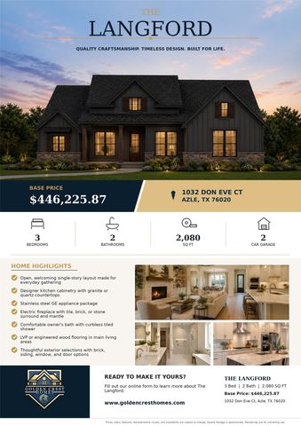 1032 Don Eve Court, Azle, TX 76020