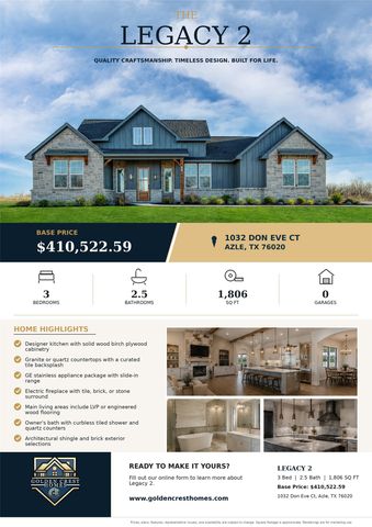 1032 Don Eve Court, Azle, TX 76020