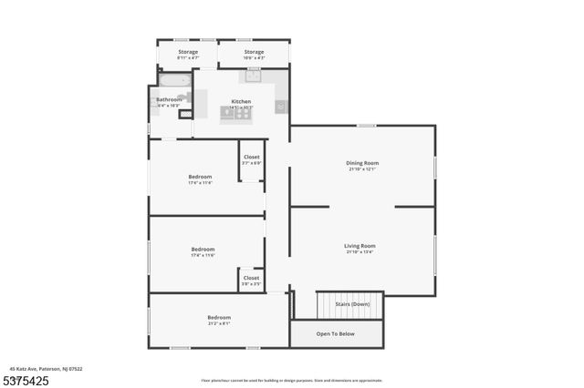 45 Katz Ave, Paterson City, NJ 07522