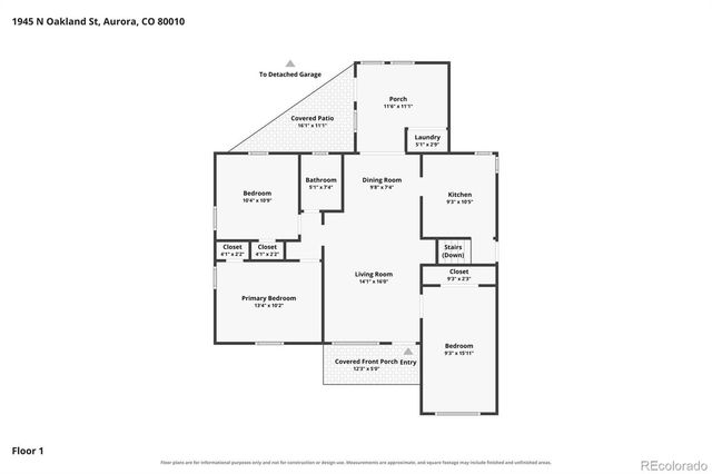 1945 Oakland Street, Aurora, CO 80010