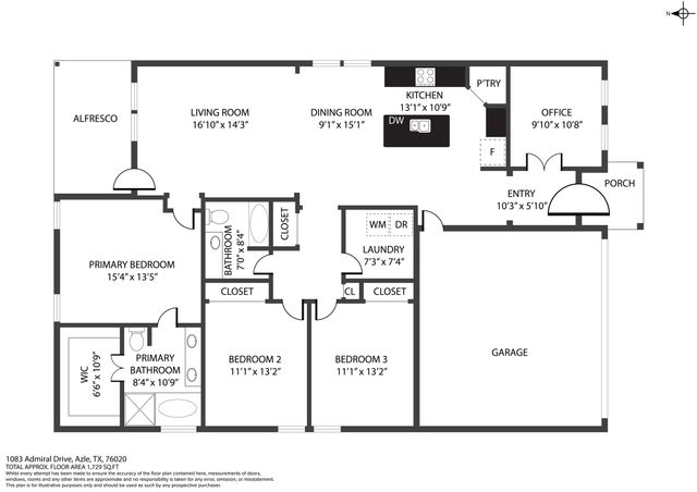 1083 Admiral Drive, Azle, TX 76020
