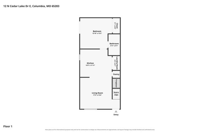 12 N CEDAR LAKE E DR, Columbia, MO 65203