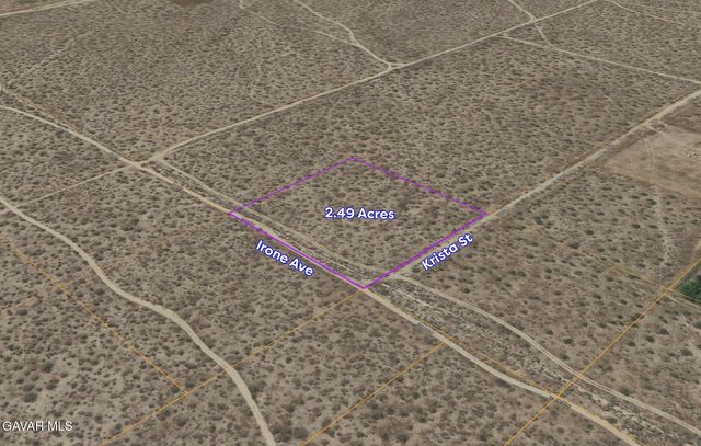 Vac Cor Irone Ave & Krista St, Rosamond, CA 93560