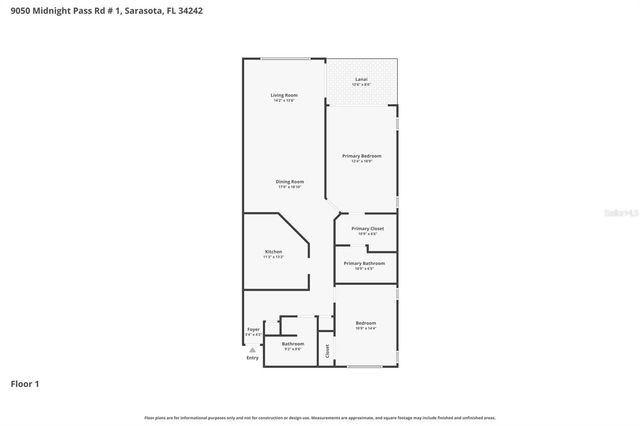 9050 MIDNIGHT PASS ROAD 1, Sarasota, FL 34242