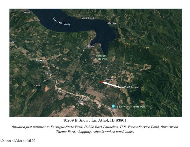 10209 E Snowy LN, Athol, ID 83801