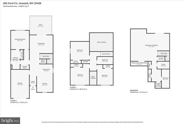 282 FORD CIR, Inwood, WV 25428