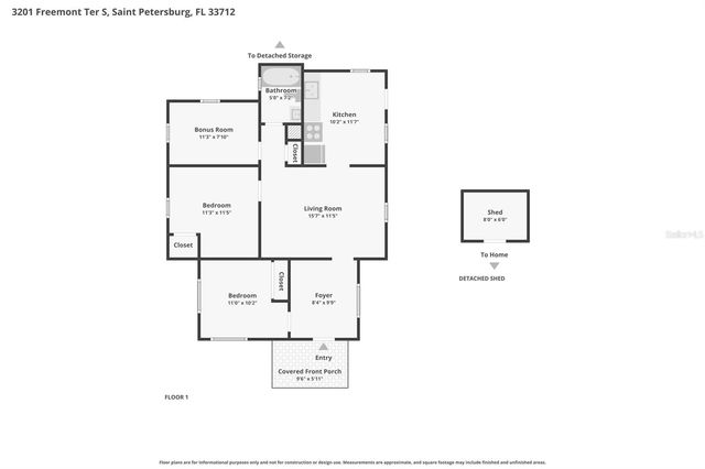 3201 FREEMONT TERRACE S, St Petersburg, FL 33712
