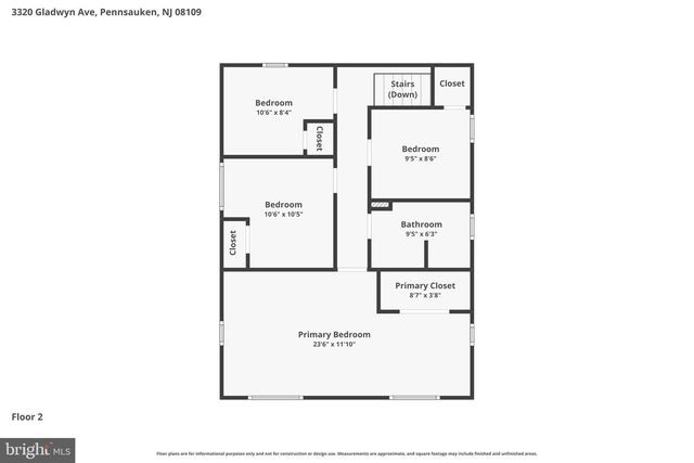 3320 GLADWYN AVE, Pennsauken, NJ 08109