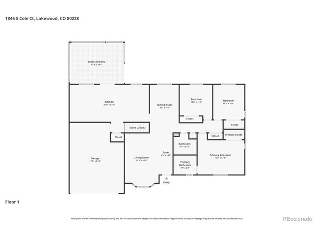 1846 S Cole Ct, Lakewood, CO 80228