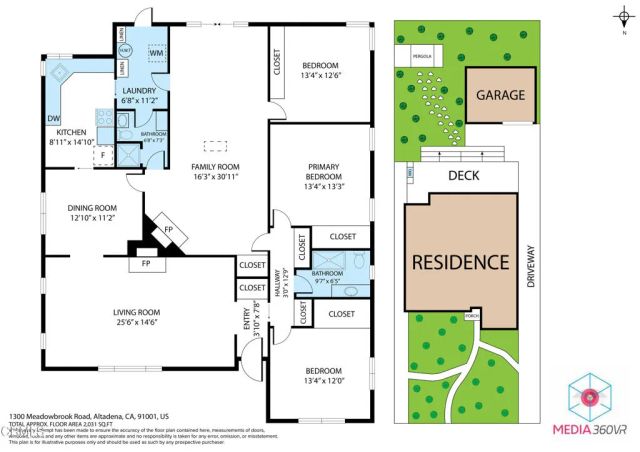 1300 Meadowbrook Road, Altadena, CA 91001