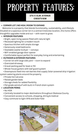 276 E Elm Avenue, Crestview, FL 32536