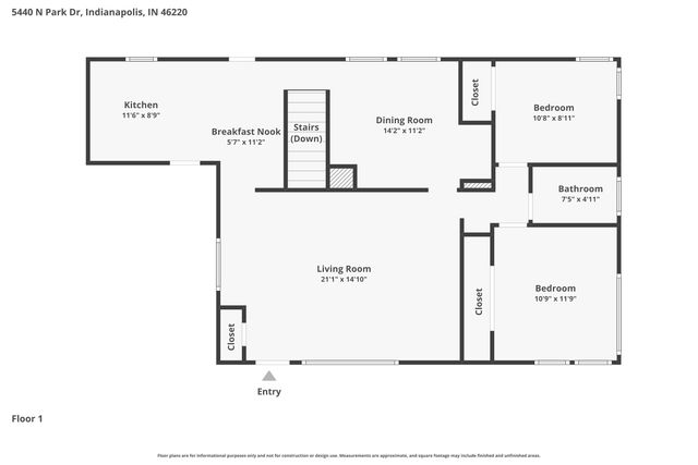 5440 N Park Drive, Indianapolis, IN 46220