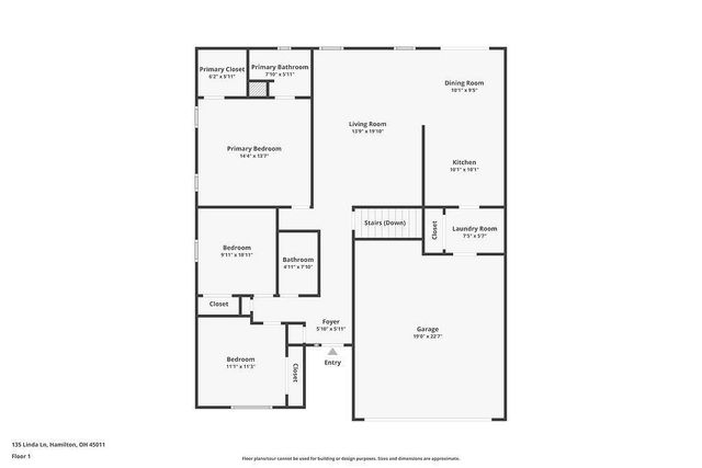 135 Linda Lane, Hamilton, OH 45011