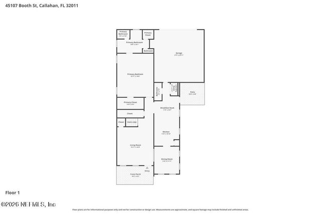 45107 S BOOTH Street, Callahan, FL 32011