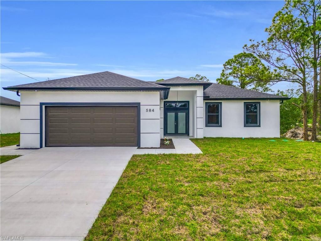 584 Genoa AVE S, LEHIGH ACRES, FL 33974 — exterior