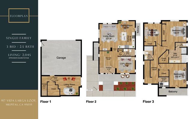 917 Vida Larga Loop, Milpitas, CA 95035