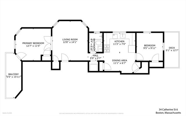 34 Catherine St 6, Boston, MA 02131