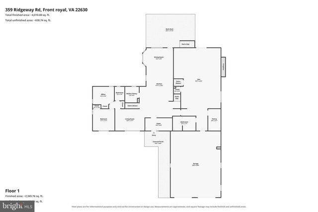 359 RIDGEWAY RD, Front Royal, VA 22630