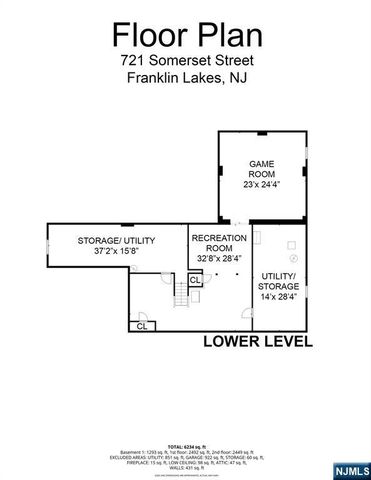 721 Somerset Street, Franklin Lakes, NJ 07417