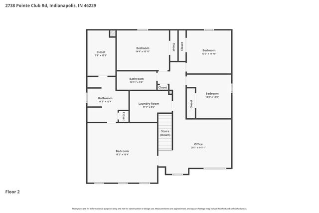 2738 Pointe Club Road, Indianapolis, IN 46229