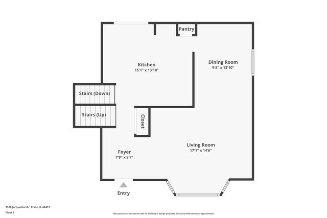 3518 Jacqueline Drive, Crete, IL 60417