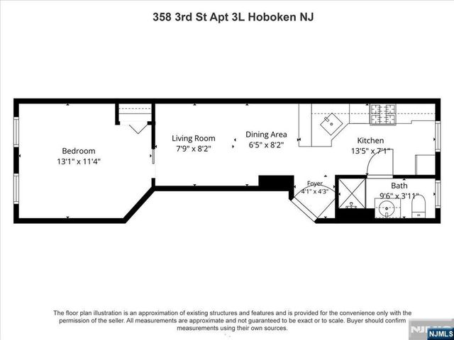 358 3rd Street 3L, Hoboken, NJ 07030