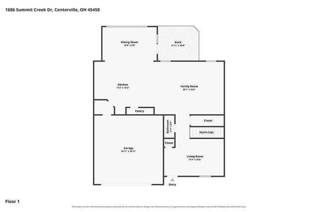 1686 Summit Creek Drive, Centerville, OH 45458
