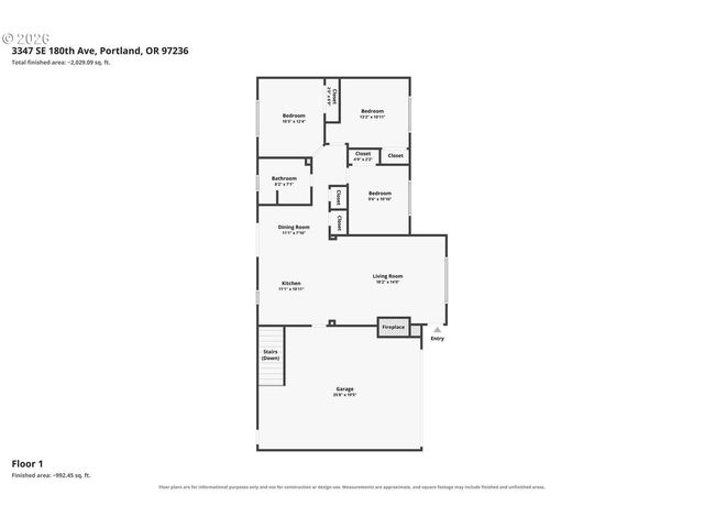 3347 Se 180TH Ave, Portland, OR 97236