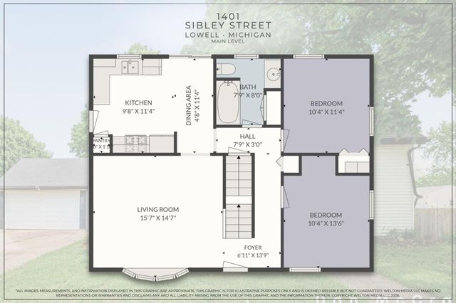 1401 Sibley Street, Lowell City, MI 49331
