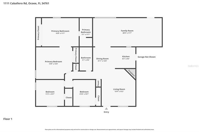 1111 CABALLERO ROAD, Ocoee, FL 34761