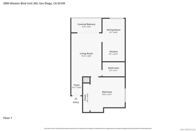 2990 Mission Blvd 303, San Diego, CA 92109