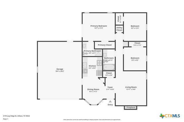 2119 Lazy Ridge Drive, Killeen, TX 76543