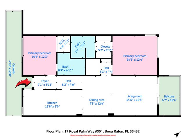 17 Royal Palm Way 3010, Boca Raton, FL 33432