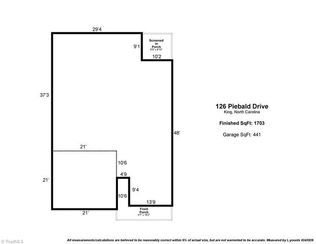 126 Piebald Drive, King, NC 27021