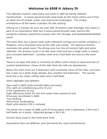 6308 N Jebavy Drive, Ludington, MI 49431